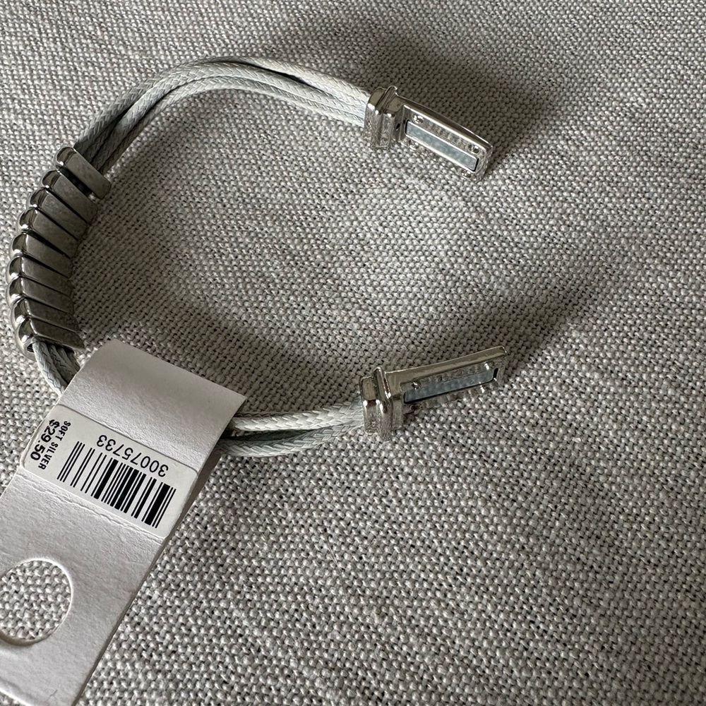 LOFT Women's Silver and Gray Bracelet - Picture 3 of 3